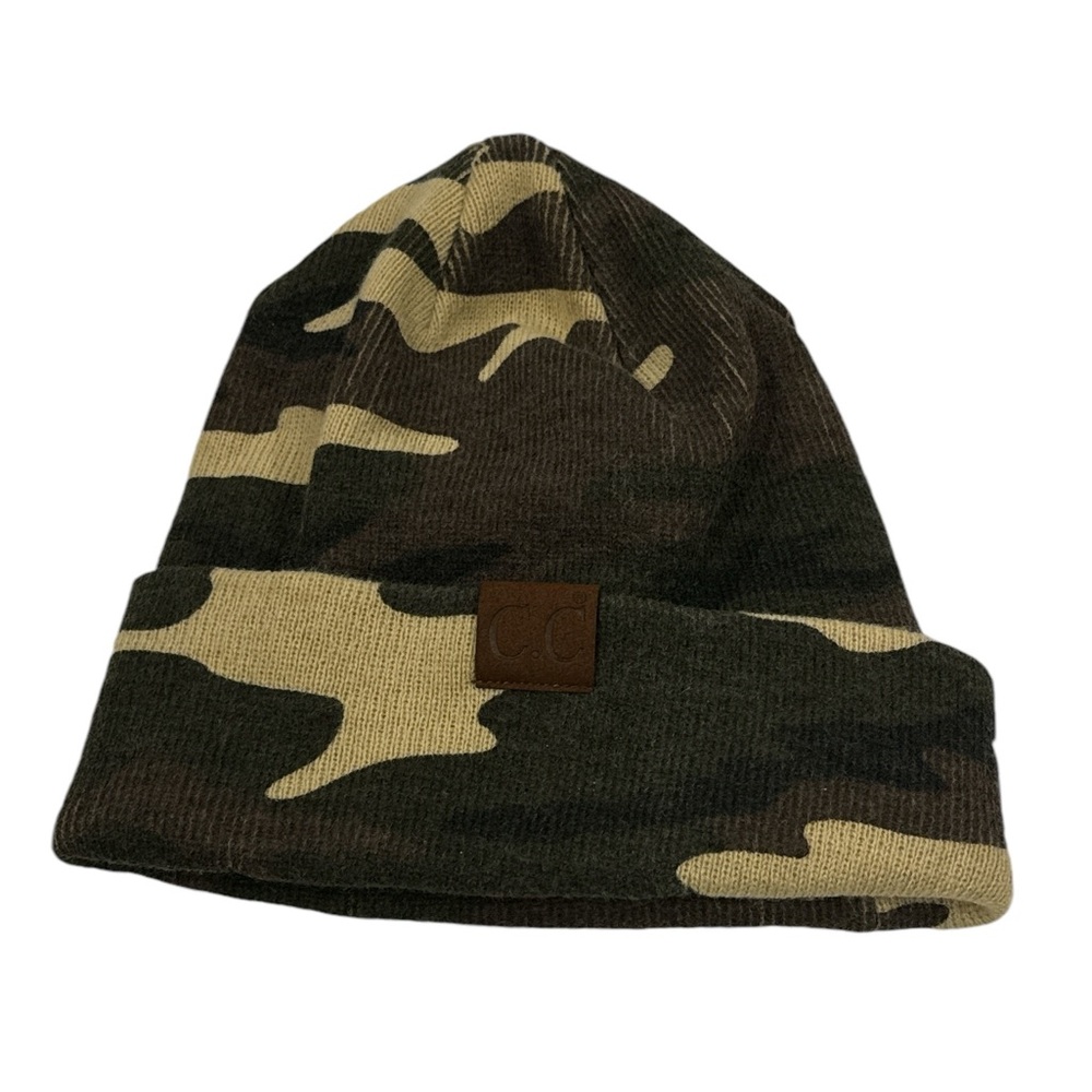C & C camo beanie